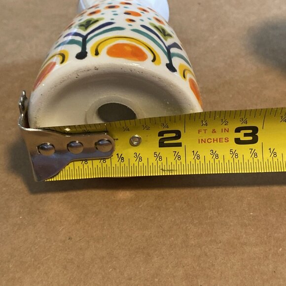 Polemedia Spring Flowers Polish Pottery Salt Pepper Multicolor  Floral Ceramic - Picture 10 of 11